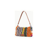 Staud Timmy Beaded Bag in Multi Bayadere Stripe