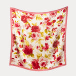 Silk Scarf 36" x 36" English Rose Oyster/Pink OS Frances Valentine