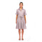Gray Suzanne Dress YD Stripes