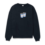 The Oversized Coffee Sweatshirt - Navy