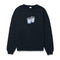 The Oversized Coffee Sweatshirt - Navy