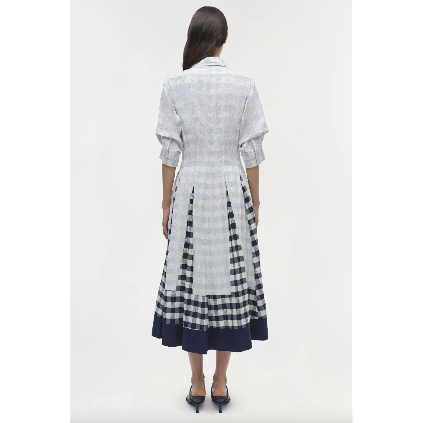 Simkhai Jazz Pintuck Midi Dress