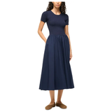 Staud Ysabel Dress Navy