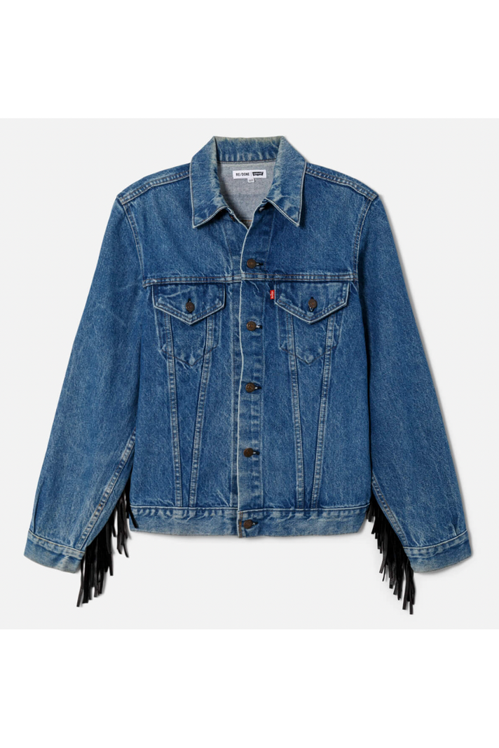 RE/DONE Levi's Fringe Trucker Jacket Re/Done