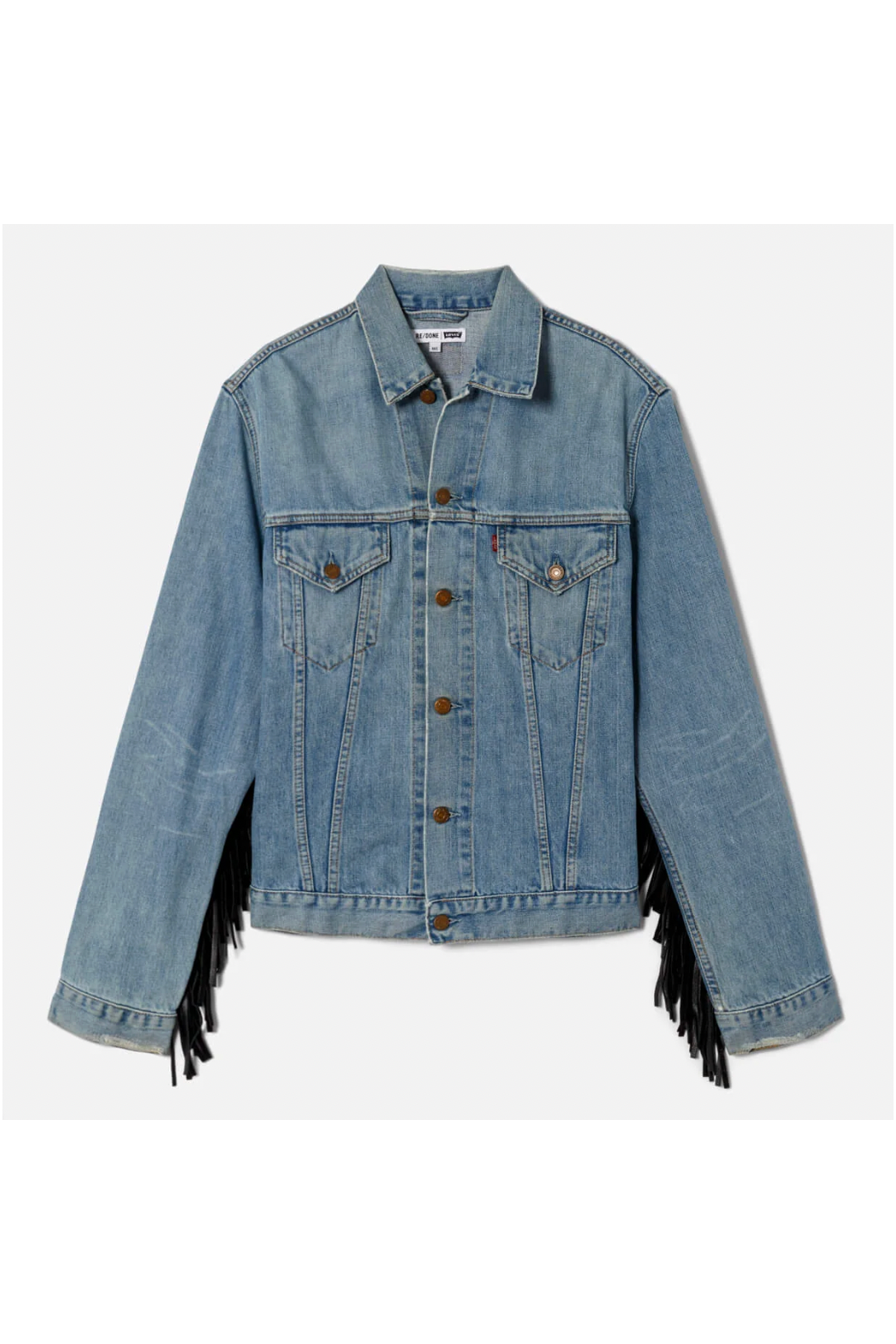 RE/DONE Levi's Fringe Trucker Jacket Re/Done