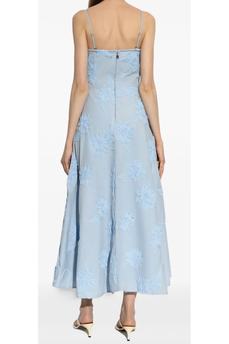 Flared strapless midi dress Primm's