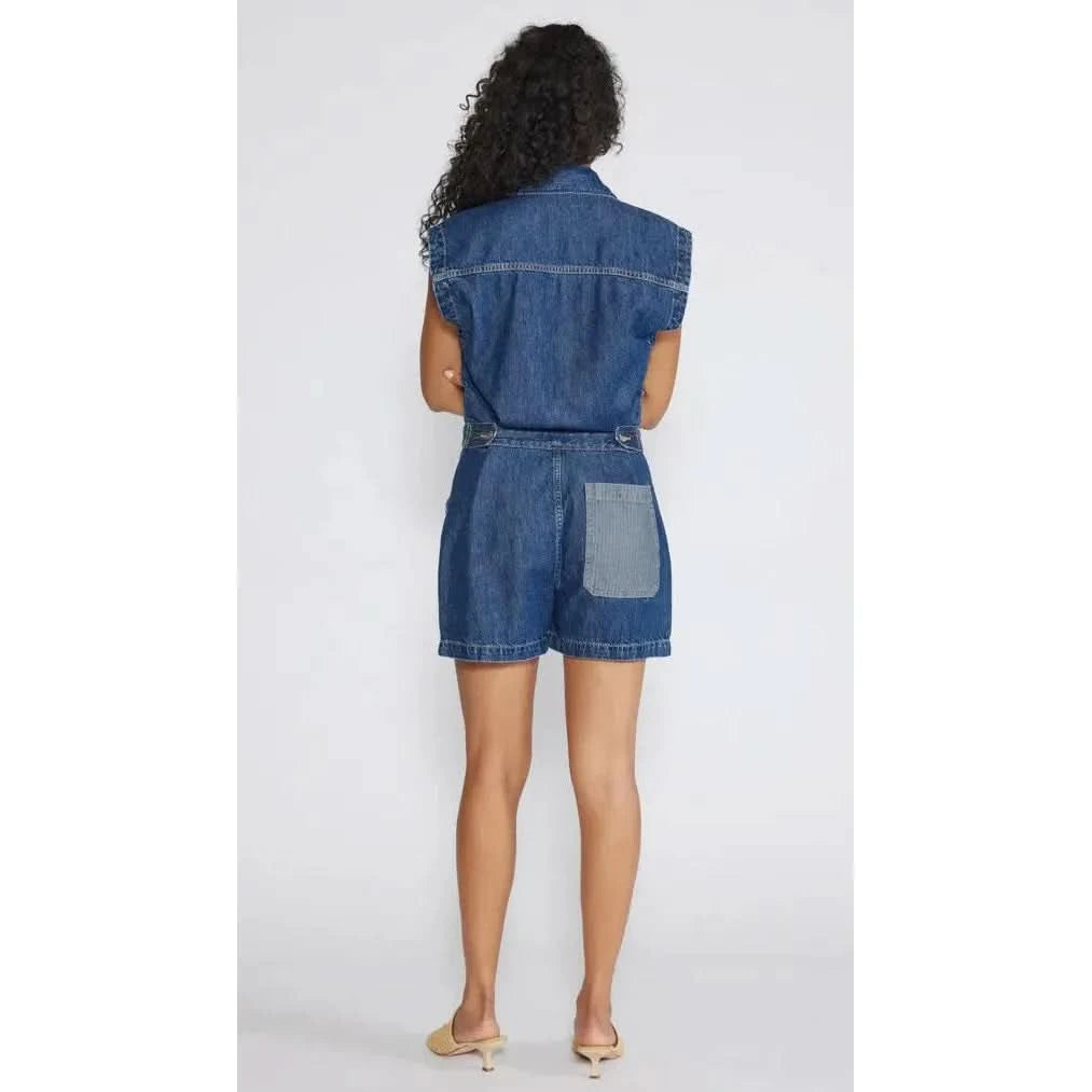 Etica Samantha Romper - Kaan Stripe - Primm's