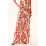 Exquise Sara Pants Red/Beige