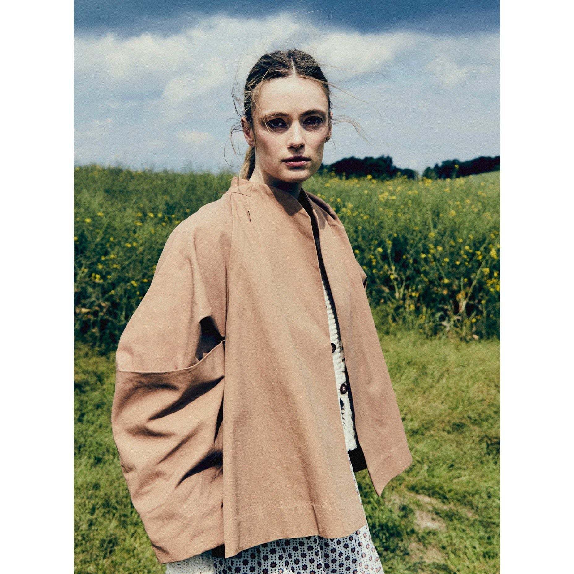 Mille Amie Coat in Almond