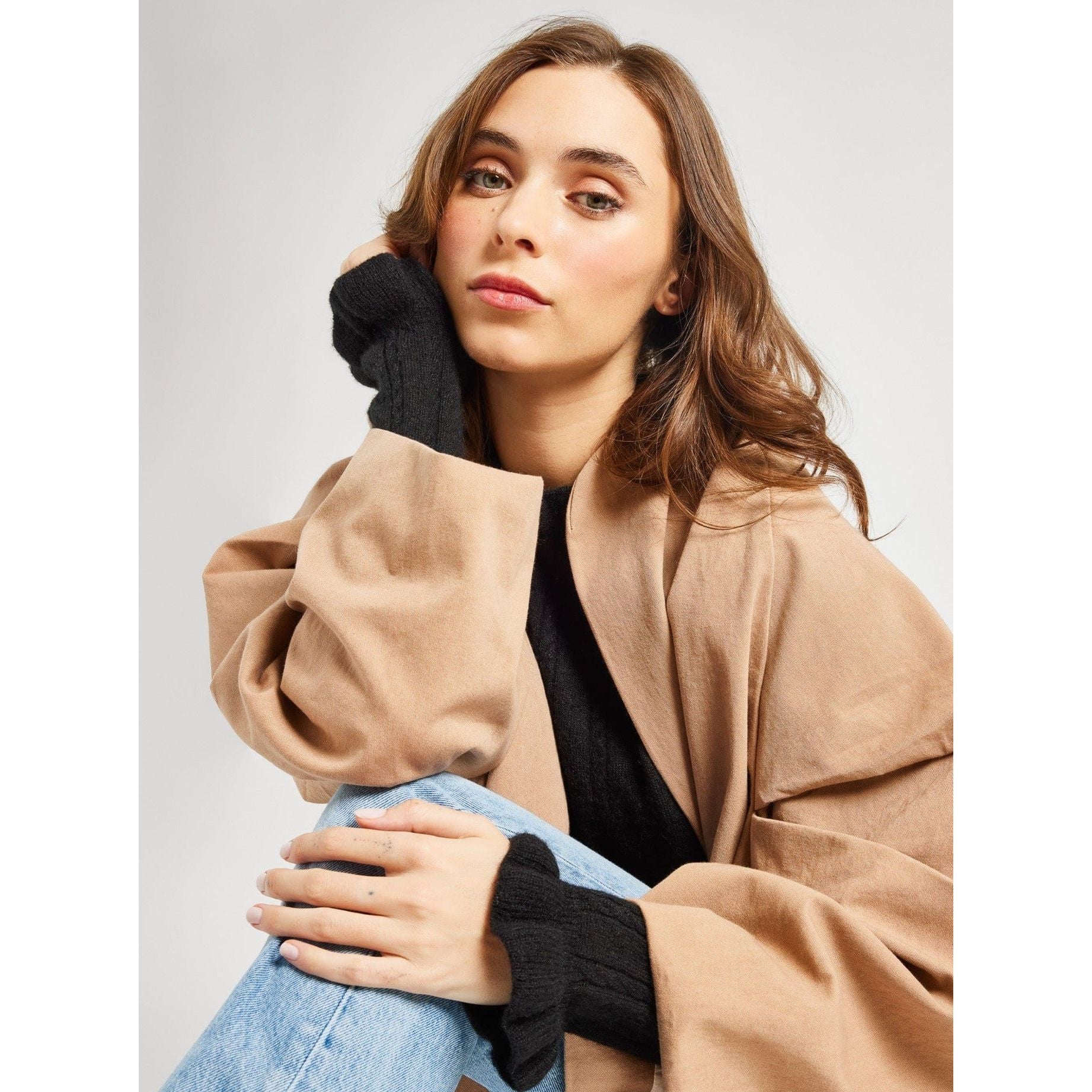 Mille Amie Coat in Almond