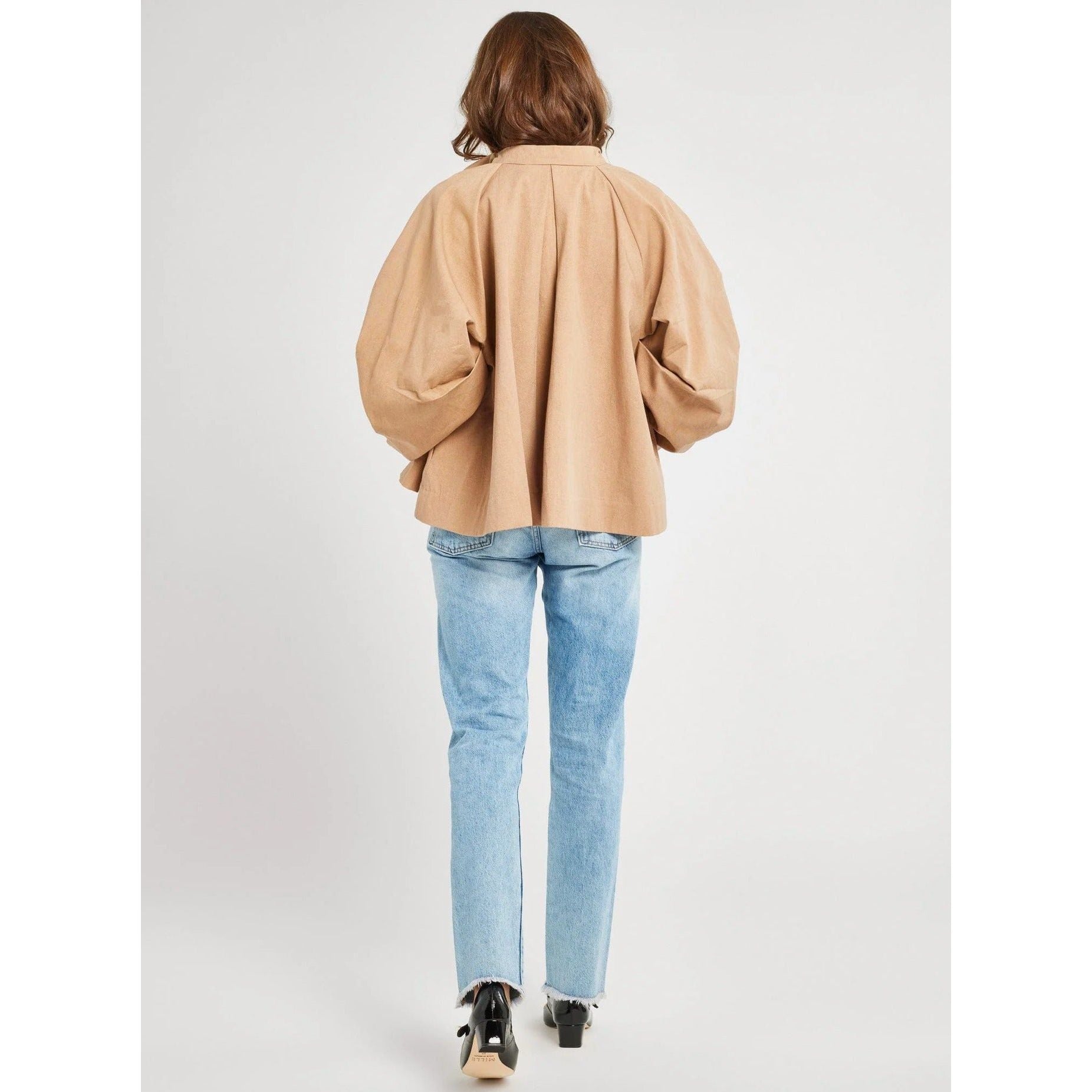 Mille Amie Coat in Almond