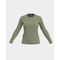 Long Sleeve Striped T Shirt Stripe Pima Cotton Olive/Light Blue