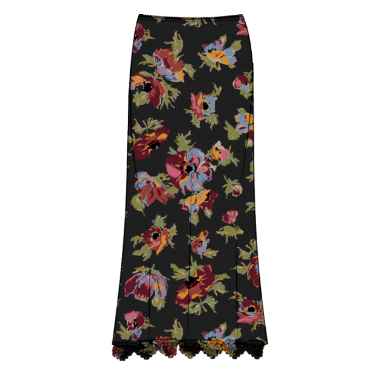 Stassie Skirt Countryside Devoré Black