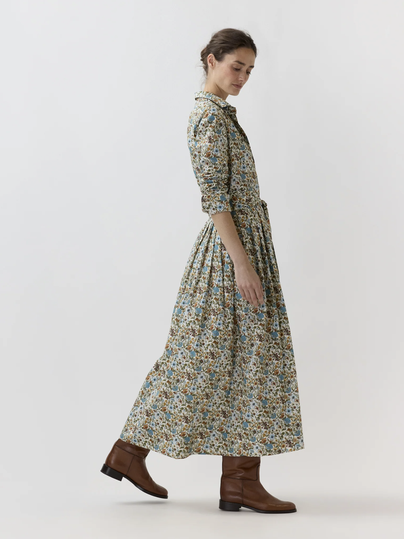 Classic Shirtwaist Maxi Dress Mashburn