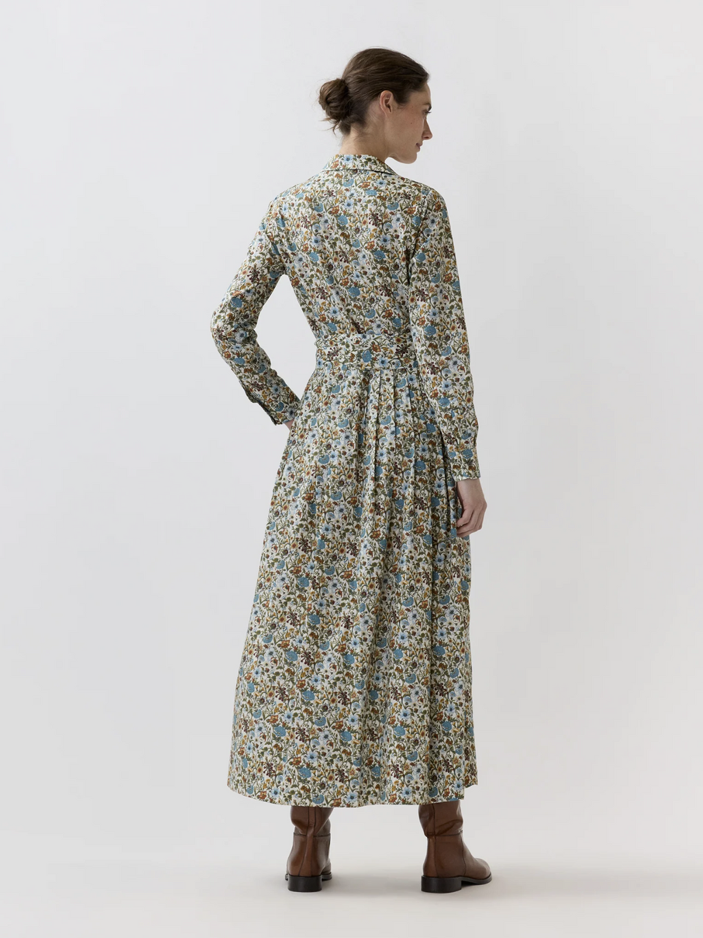 Classic Shirtwaist Maxi Dress Mashburn