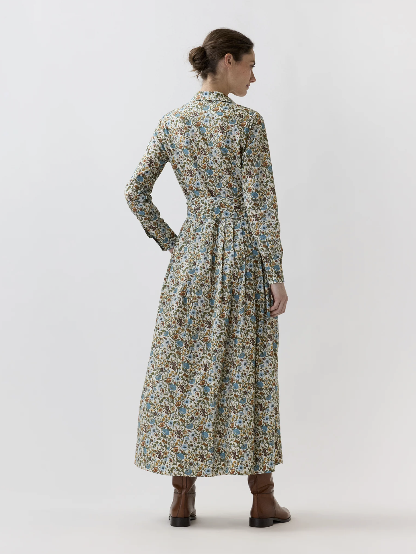 Classic Shirtwaist Maxi Dress Mashburn