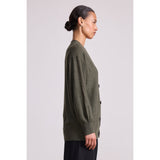 Light Gray Drippy Tissue Cardigan