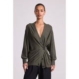 Light Gray Drippy Tissue Cardigan