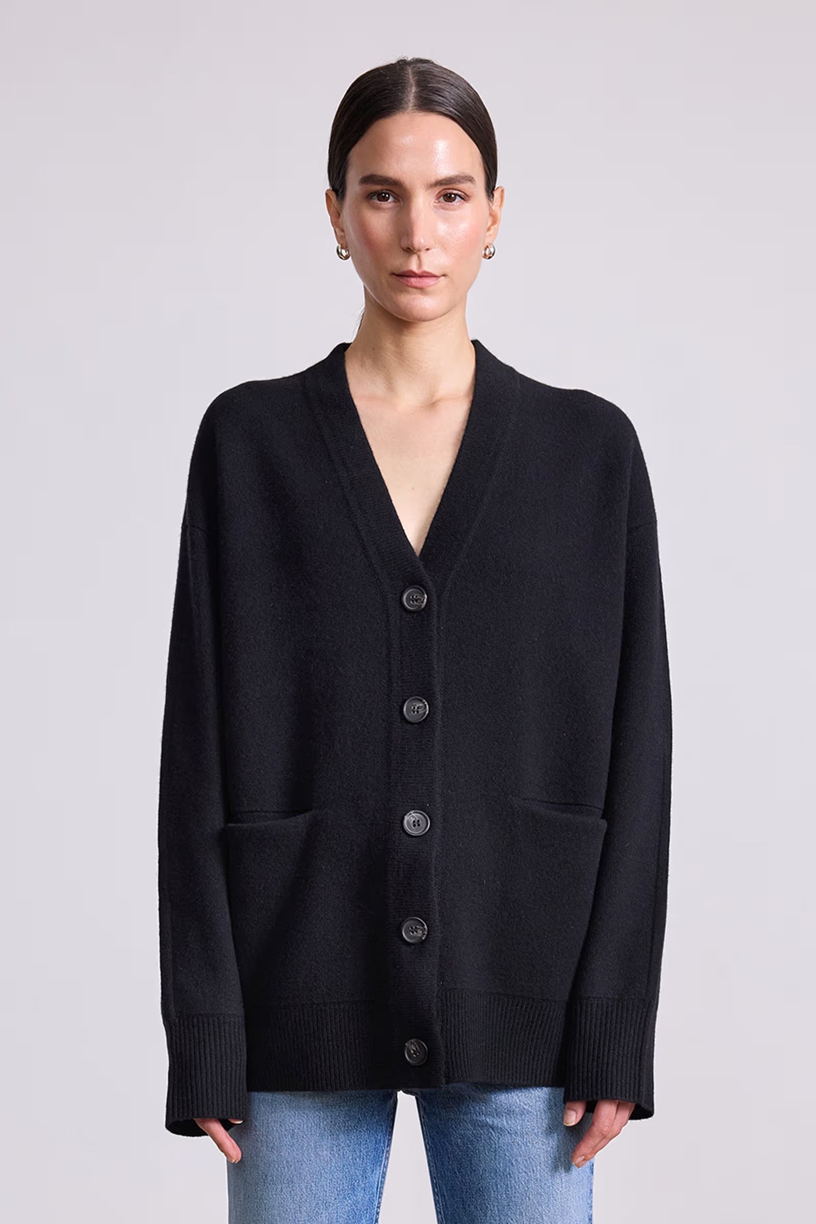 MEDINA CARDIGAN WITH SCARF Apiece Apart