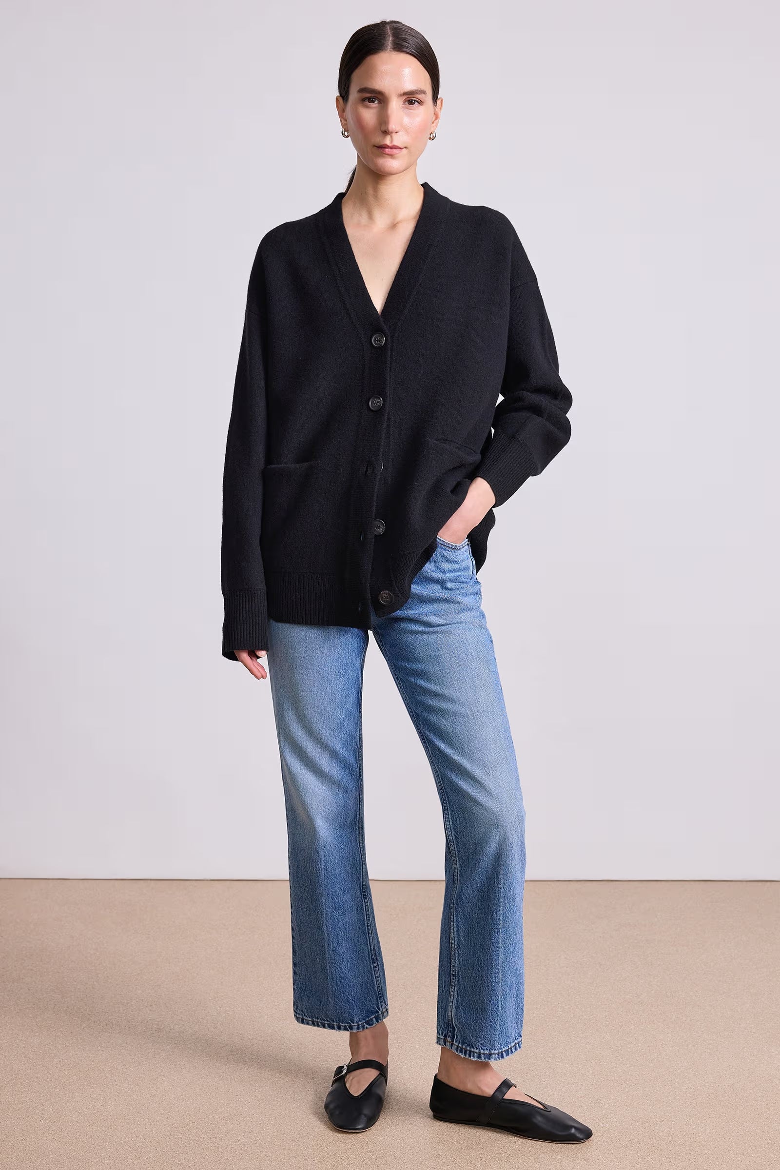 MEDINA CARDIGAN WITH SCARF Apiece Apart