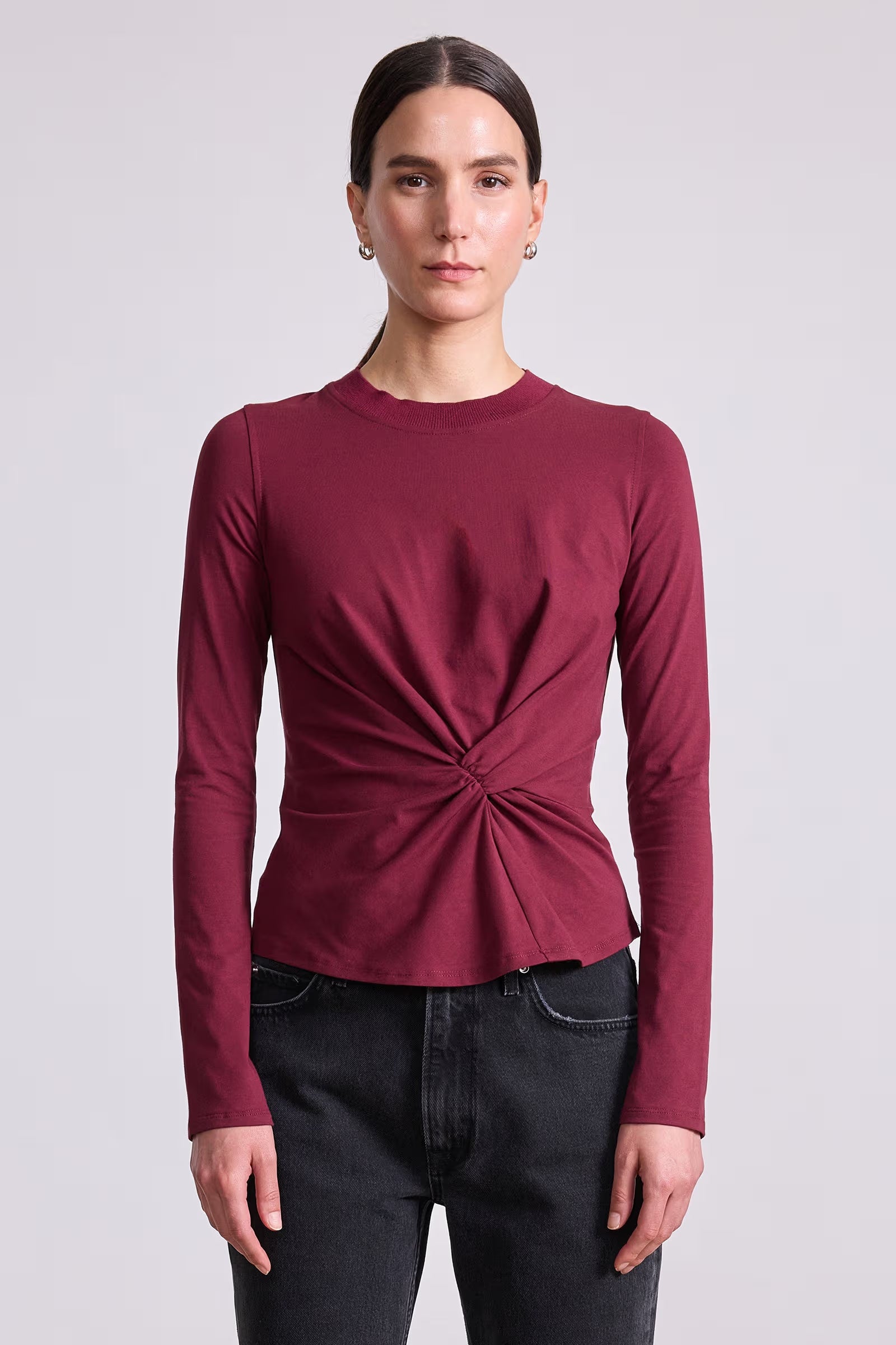 LONG SLEEVE VOLTA TOP Apiece Apart