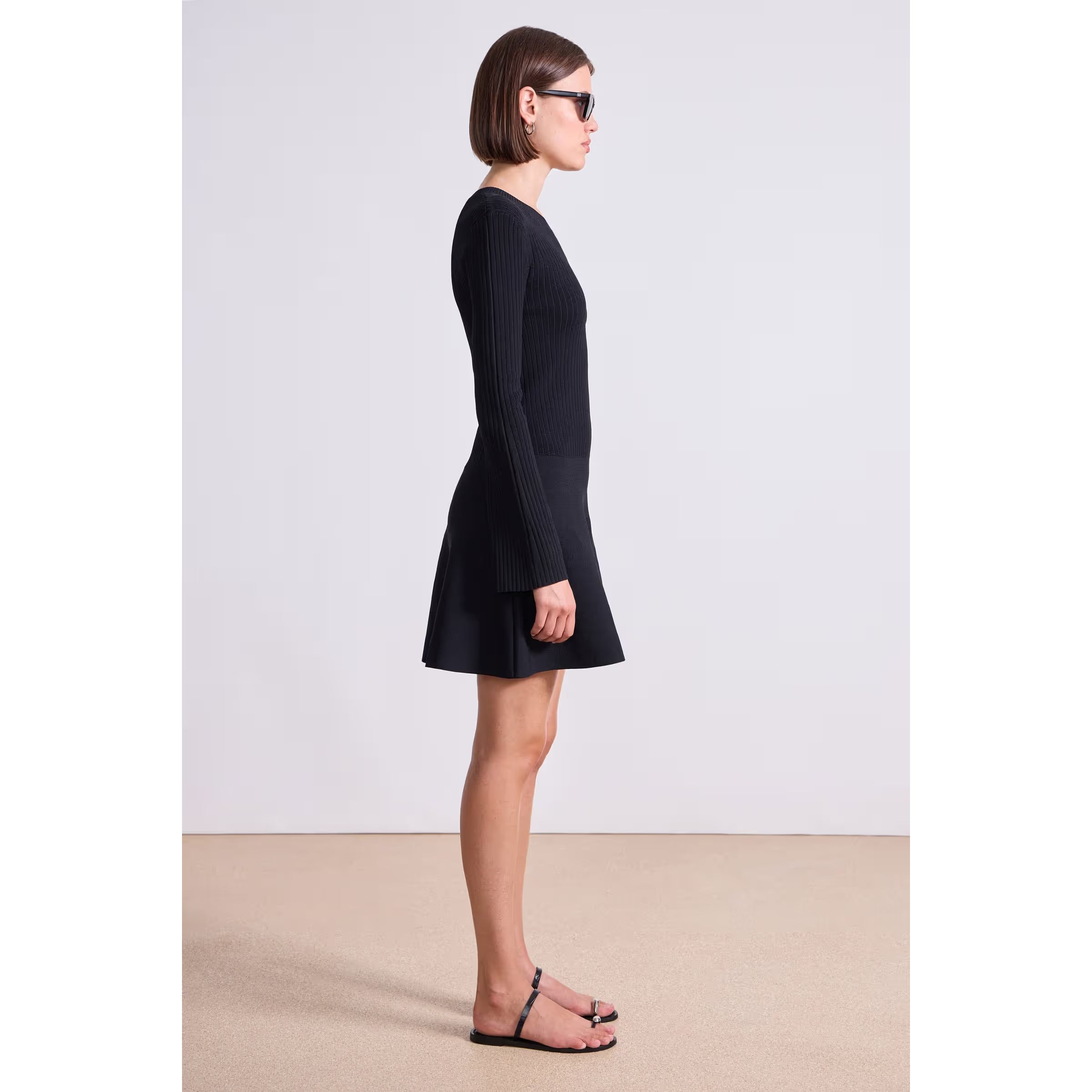 Light Gray Asra Mini Dress