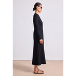 Light Gray Long Sleeve Volta Dress