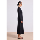 Light Gray Long Sleeve Volta Dress
