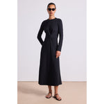 Light Gray Long Sleeve Volta Dress