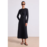 Light Gray Long Sleeve Volta Dress