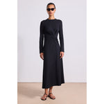 Black Long Sleeve Volta Dress