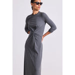 Dark Slate Gray Long Sleeve Volta Dress