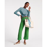Frances Valentine Smarty Cuffed Jeans Green