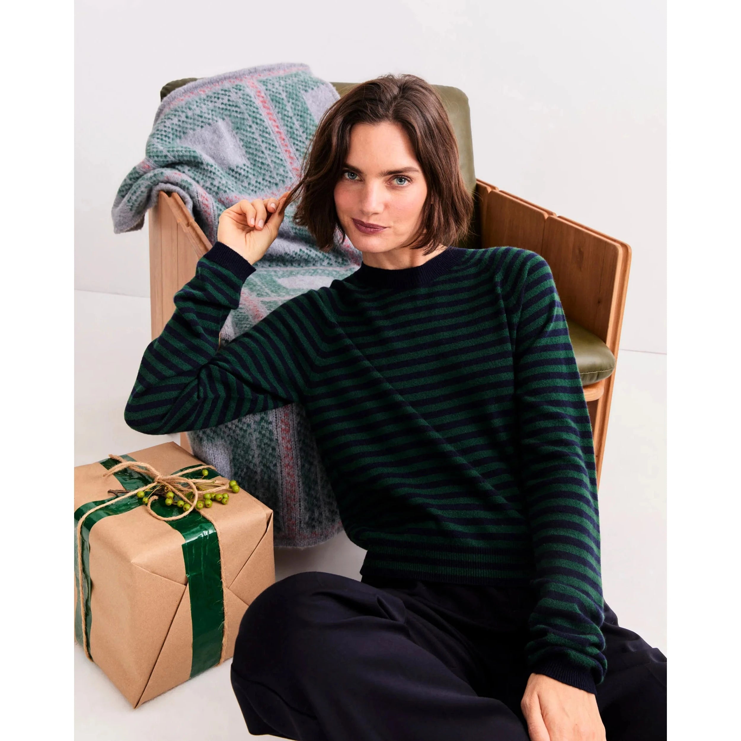 The Sydney - Navy/Green Kule