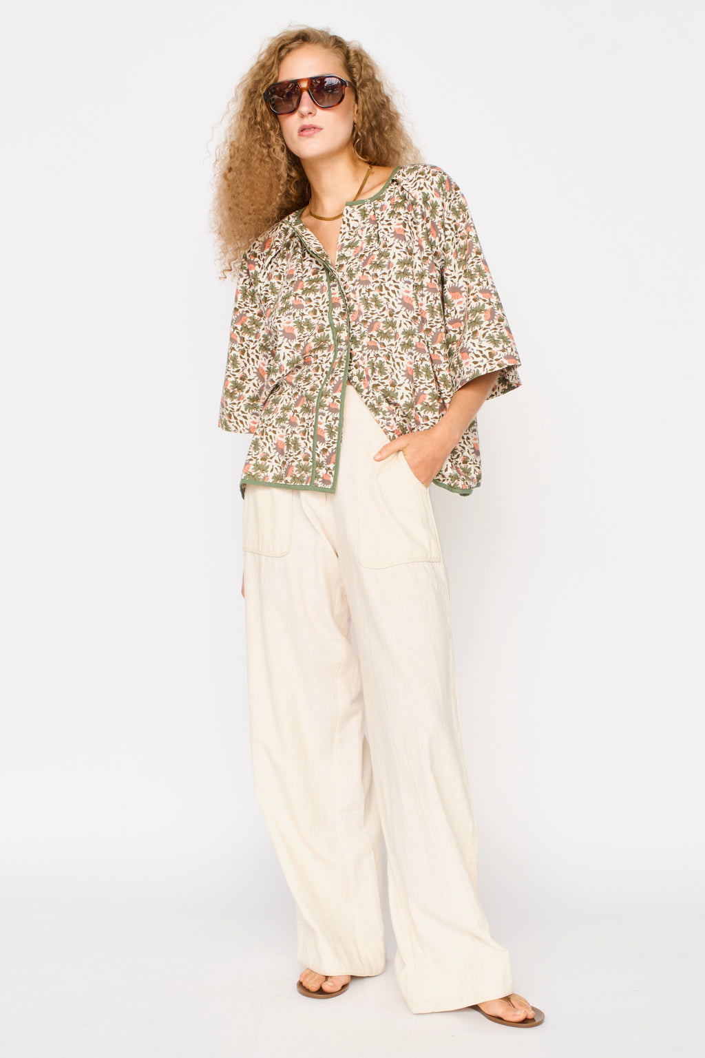 Somerset Top in Pink Cowrie MIRTH