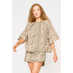 Somerset Top in Pink Cowrie MIRTH