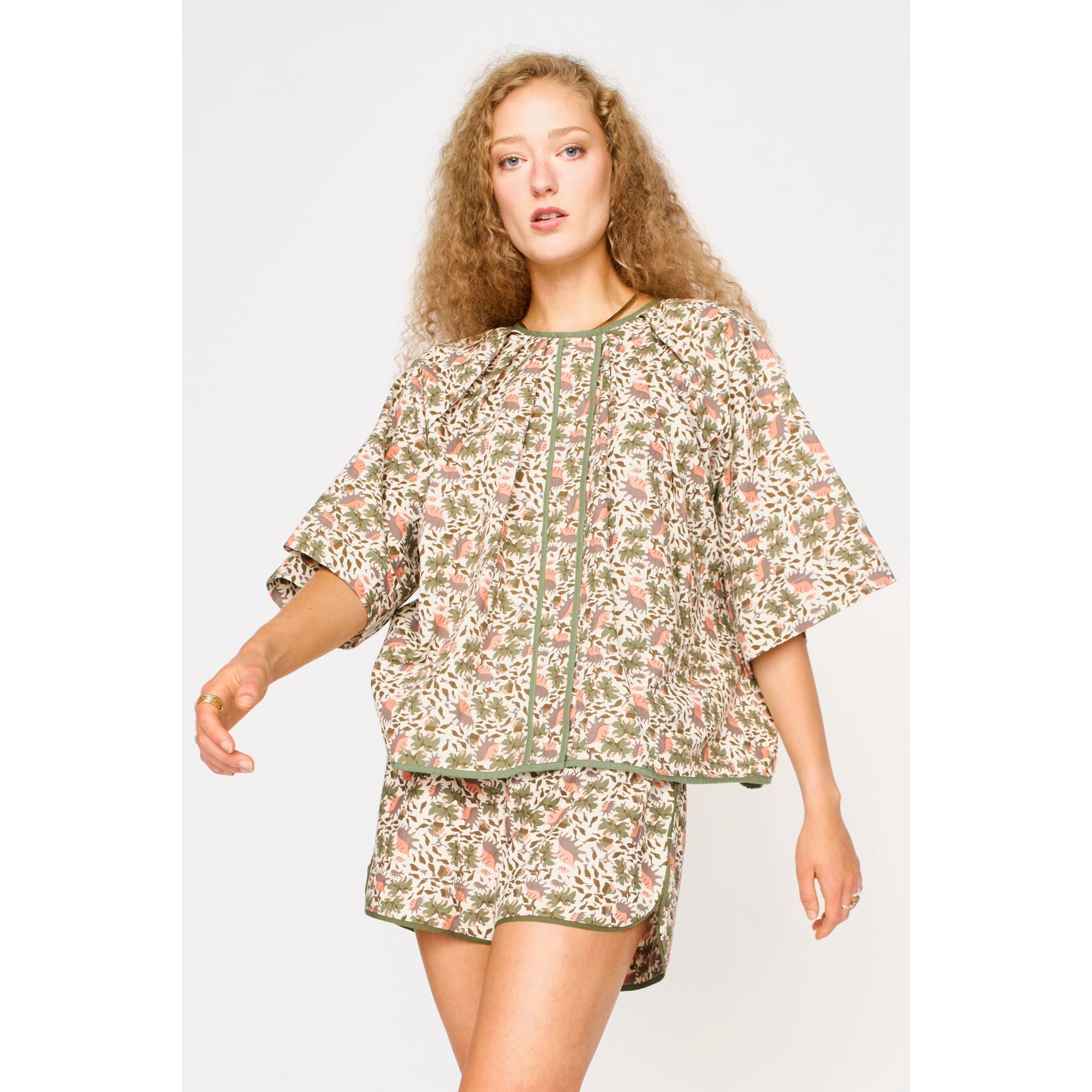 Somerset Top in Pink Cowrie MIRTH