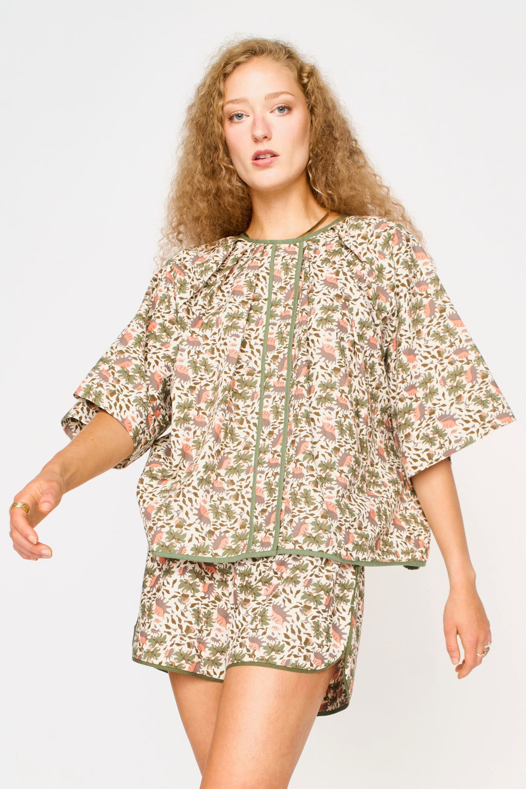 Somerset Top in Pink Cowrie MIRTH