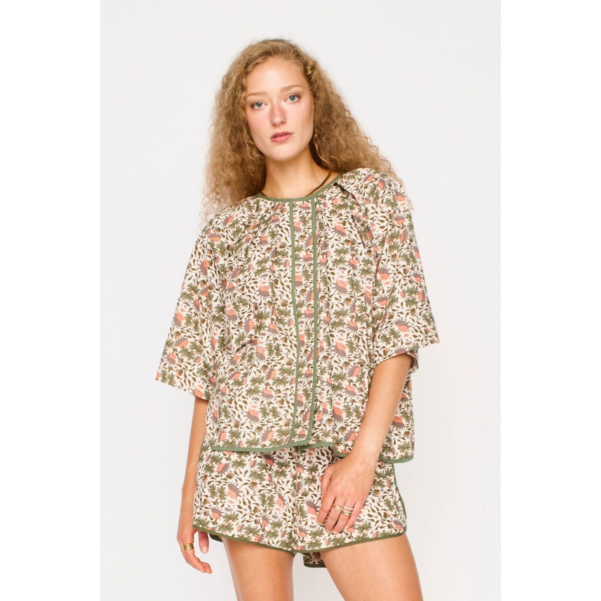 Somerset Top in Pink Cowrie MIRTH