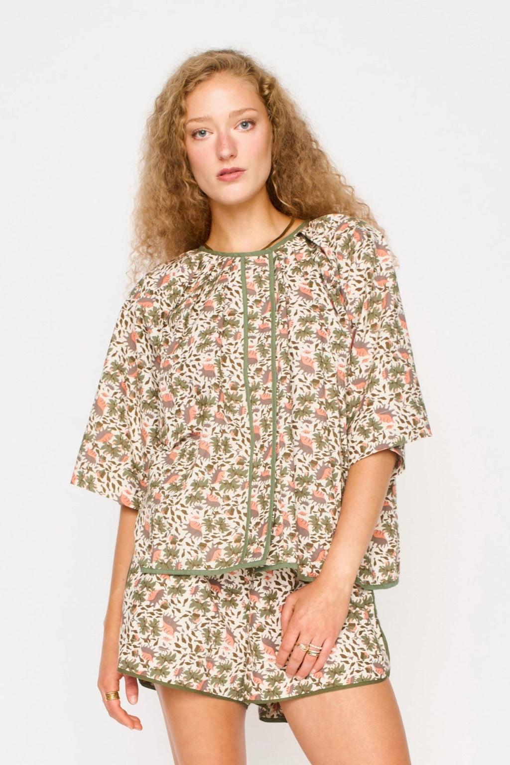 Somerset Top in Pink Cowrie MIRTH