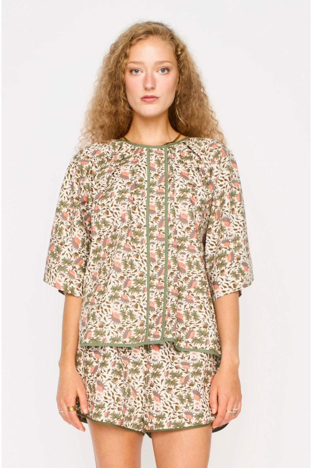 Somerset Top in Pink Cowrie MIRTH