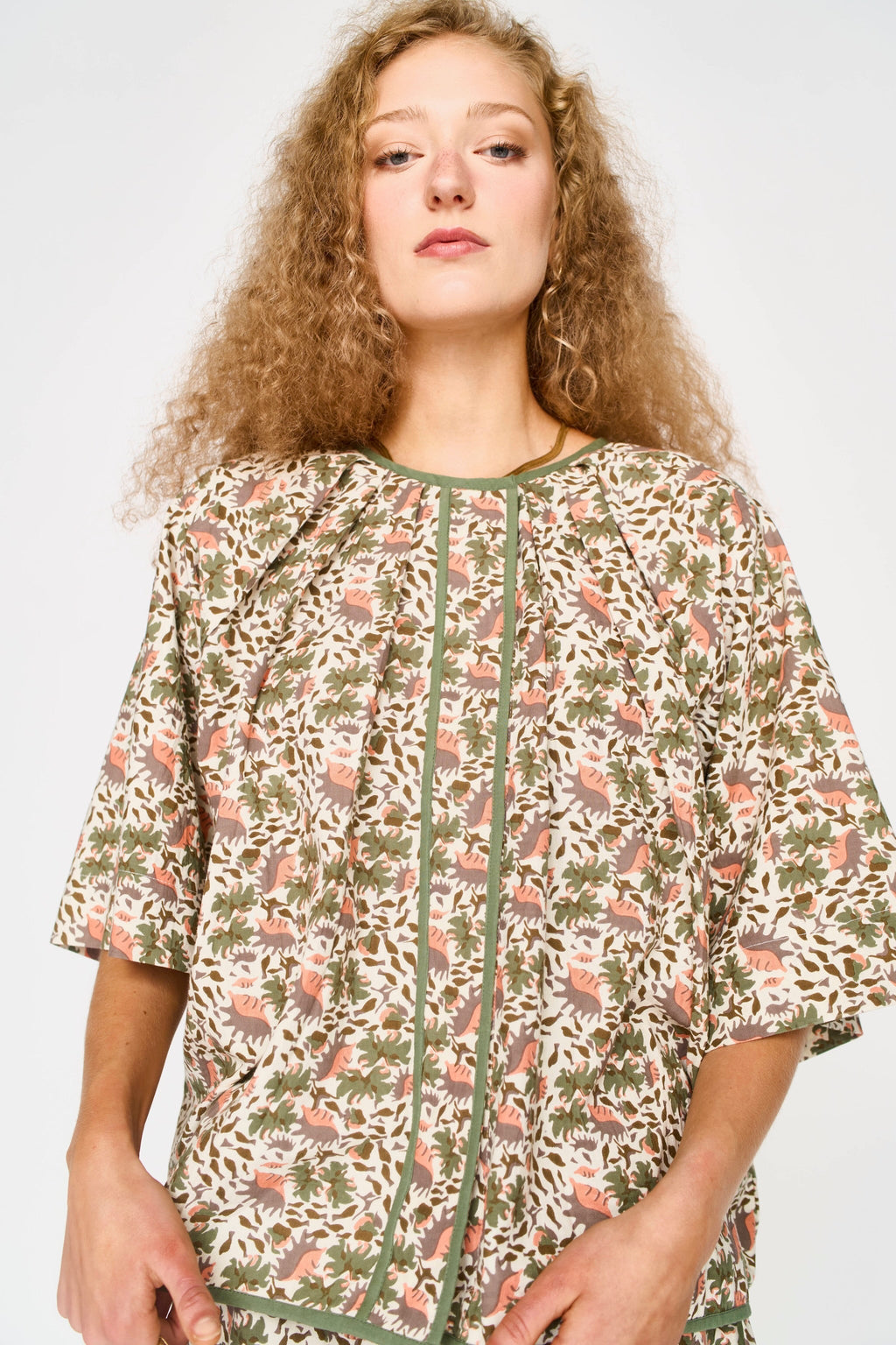 Somerset Top in Pink Cowrie MIRTH