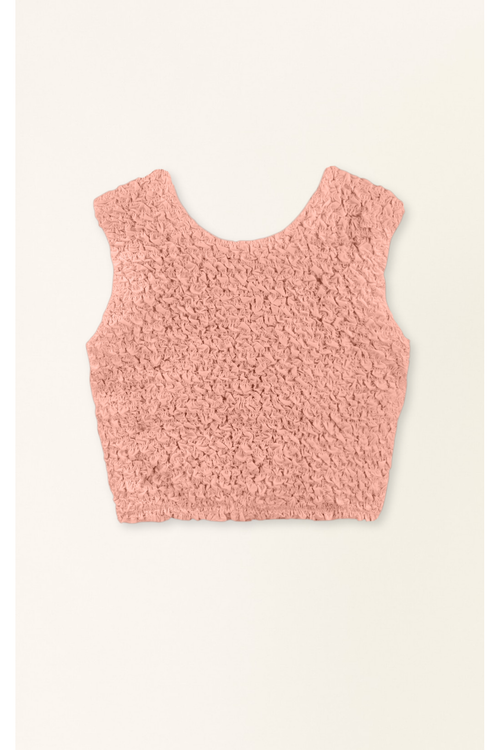 Lucia Smocked Top in Pomelo MIRTH