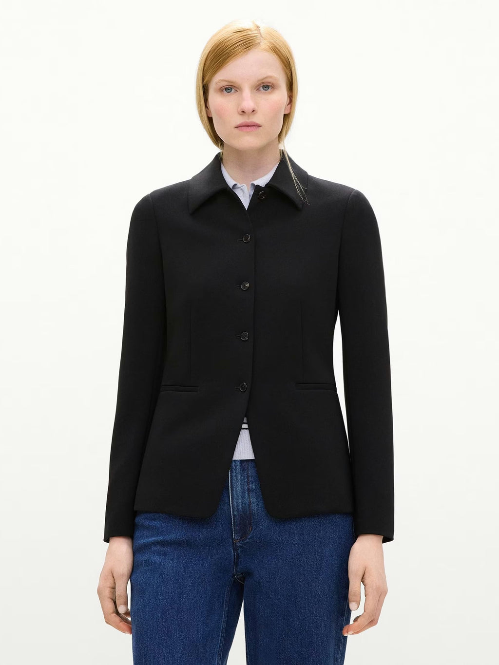 Cutaway Jacket in Admiral Crepe Theory