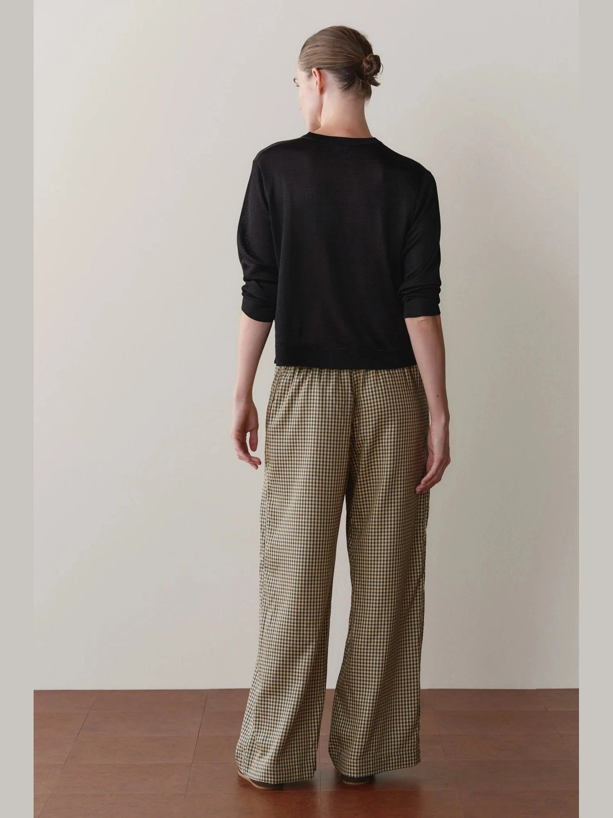 The Tencel Plaid Tie Pant DONNI.