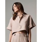 Hevron Ellison Top Mauve