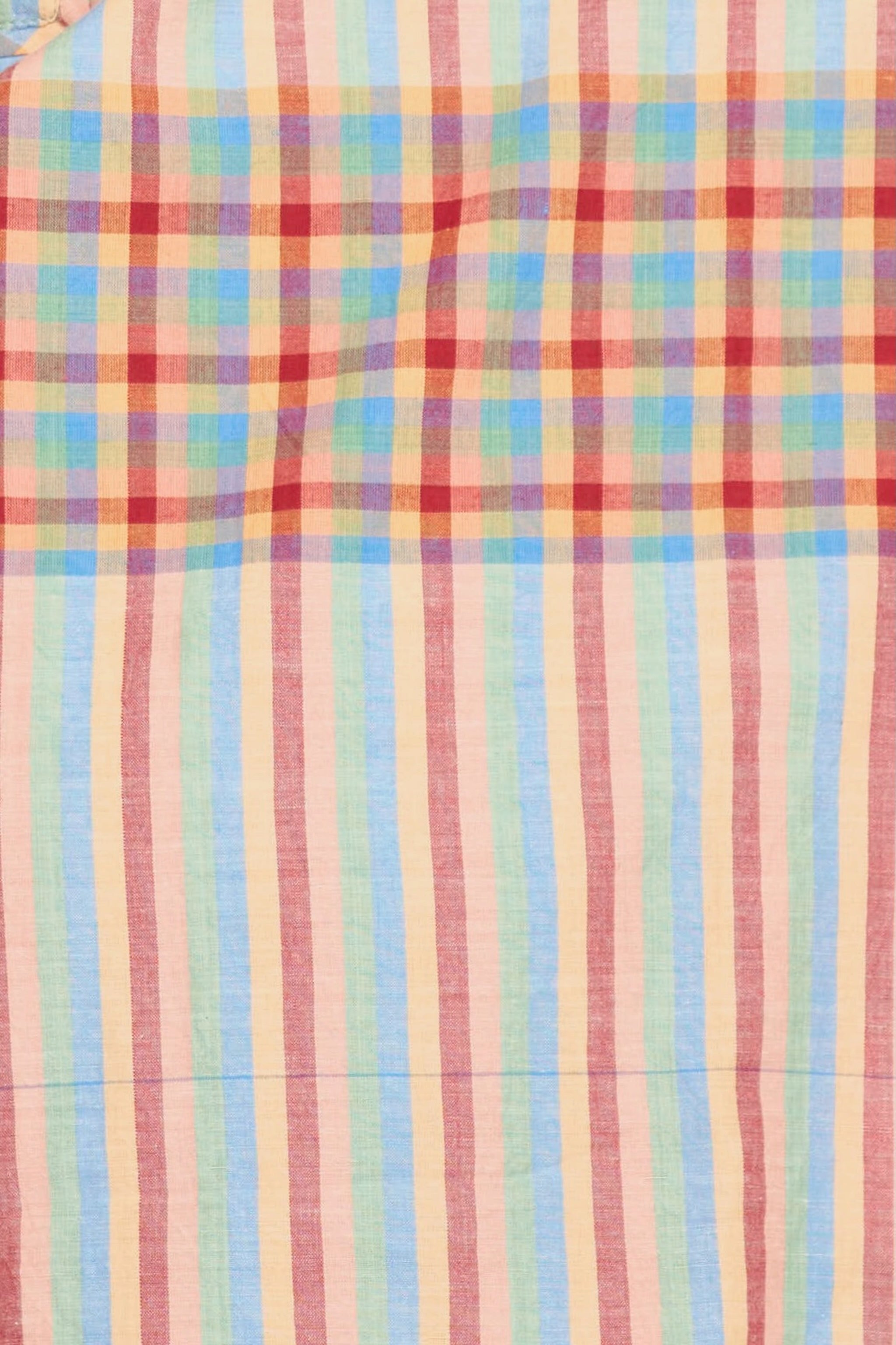 Faro Short Dress in Campfire Plaid MIRTH