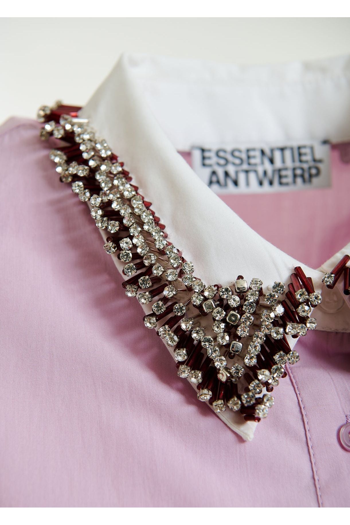 JANKY BEADED COLLAR SHIRT ESSENTIEL ANTWERP