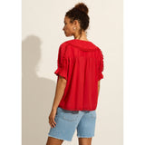 Auguste the Label Ellory Blouse Red