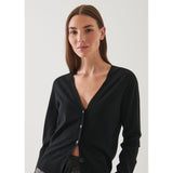 16GG XFINE MERINO FITTED BTN CARDI